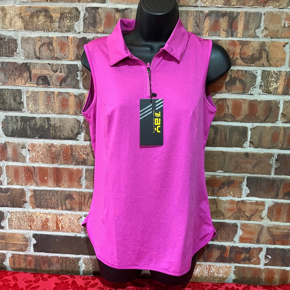 Travels Together With You Pink Sleeveless Top Women’s Size:Small NWT